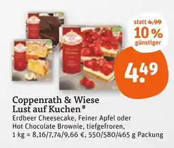 tegut Coppenrath & wiese lust auf kuchen erdbeer cheesecake Angebot