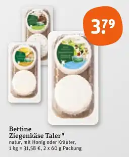 tegut Bettine ziegenkäse taler Angebot