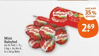 tegut Babybel mini babybel Angebot