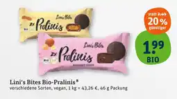 tegut Lini‘s bites bio-pralinis Angebot
