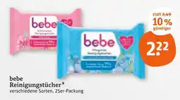 tegut Bebe erfrischende reinigungstücher Angebot