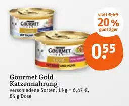 tegut Gourmet gold katzennahrung Angebot