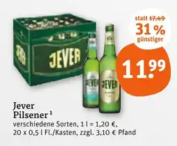 tegut Jever pilsener Angebot