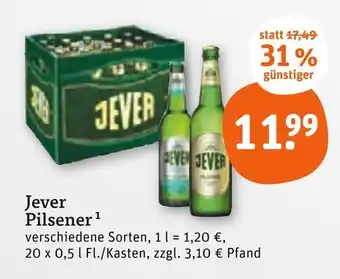 tegut Jever pilsener Angebot
