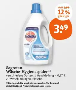 tegut Sagrotan wäsche-hygienespüler Angebot