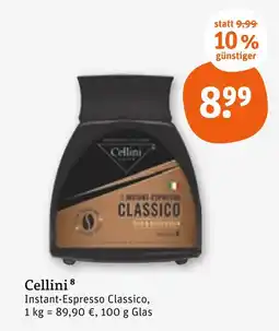 tegut Cellini instant-espresso classico Angebot
