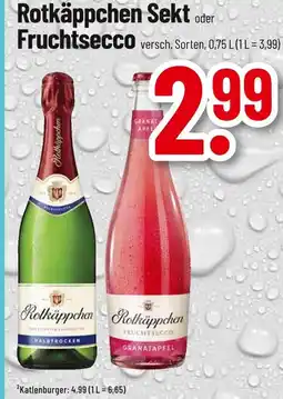 trinkgut Rotkäppchen sekt halbtrocken Angebot