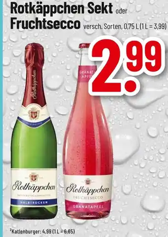 trinkgut Rotkäppchen sekt halbtrocken Angebot