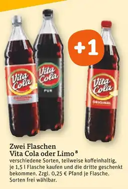 tegut Vita cola vita cola oder limo Angebot