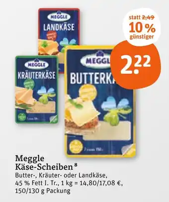 tegut Meggle butterkäse Angebot