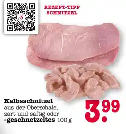 E-Center Kalbsschnitzel aus der oberschale, zart und saftig Angebot
