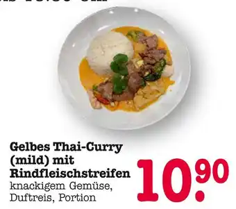 E-Center Gelbes thai-curry (mild) mit rindfleischstreifen Angebot
