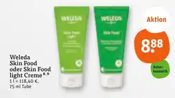 tegut Weleda skin food Angebot