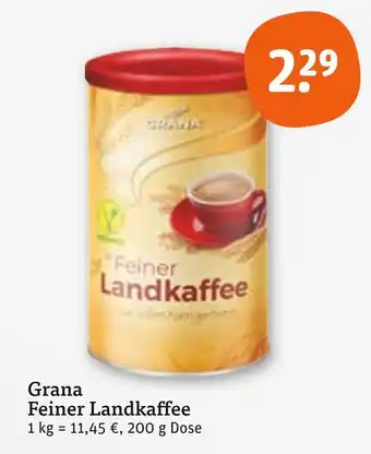 tegut Grana feiner landkaffee Angebot