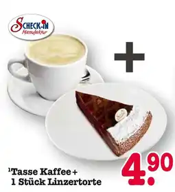 E-Center Scheck-in manufaktur tasse kaffee Angebot