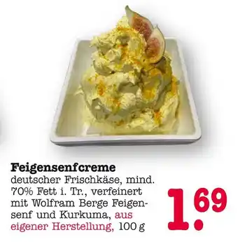 E-Center Feigensenfcreme Angebot