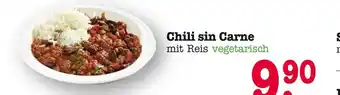 E-Center Chili sin carne Angebot