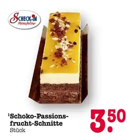 E-Center Scheck-in manufaktur schoko-passionsfrucht-schnitte Angebot