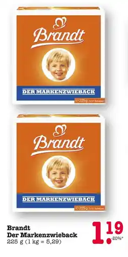 E-Center Brandt der markenzwieback Angebot