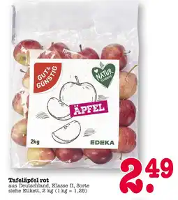 E-Center Edeka tafeläpfel rot Angebot