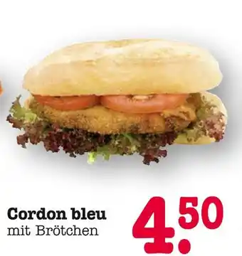 E-Center Cordon bleu mit brötchen Angebot