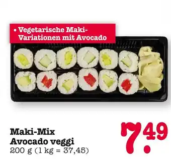 E-Center Maki-mix avocado veggi Angebot