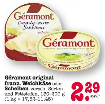 E-Center Géramont original franz. weichkäse Angebot