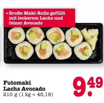 E-Center Futomaki lachs avocado Angebot