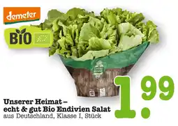 E-Center Demeter unserer heimat – echt & gut bio endivien salat Angebot