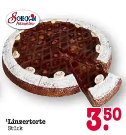 E-Center Scheck-in manufaktur linzertorte Angebot