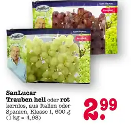 E-Center Sanlucar trauben hell Angebot