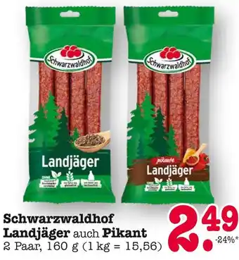 E-Center Schwarzwaldhof landjäger Angebot