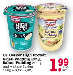 E-Center Dr. oetker high protein grieß pudding Angebot