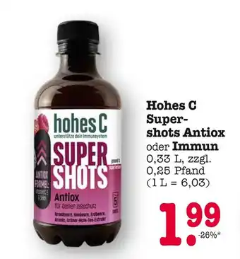 E-Center Hohes c supershots antiox Angebot