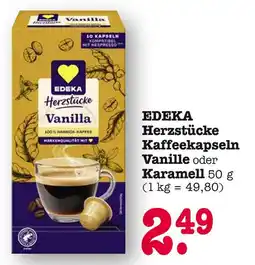 E-Center Edeka herzstücke kaffeekapseln vanille Angebot