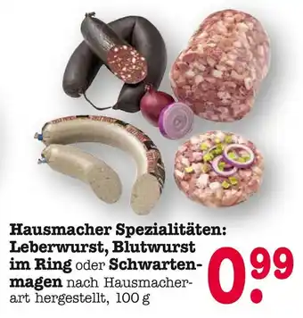 E-Center Leberwurst Angebot