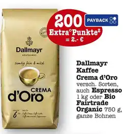 E-Center Dallmayr kaffee crema d’oro espresso Angebot