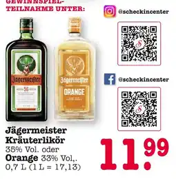 E-Center Jägermeister kräuterlikör Angebot