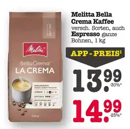 E-Center Melitta bella crema kaffee Angebot
