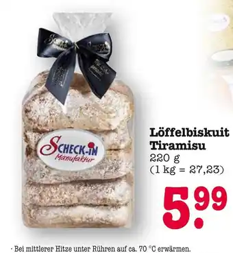 E-Center Check-in manufaktur löffelbiskuit tiramisu Angebot
