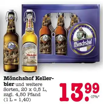 E-Center Mönchshof kellerbier Angebot