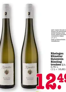 E-Center Künstler rheingau künstler gutswein riesling trocken Angebot