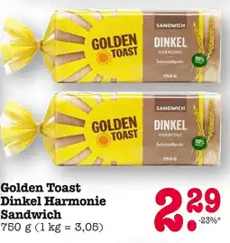 E-Center Golden toast dinkel harmonie sandwich Angebot
