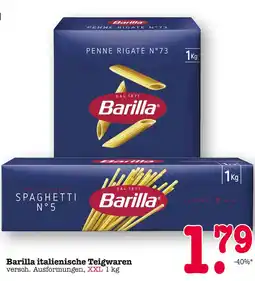 E-Center Barilla italienische teigwaren Angebot