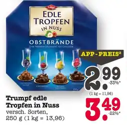 E-Center Trumpf edle tropfen in nuss Angebot