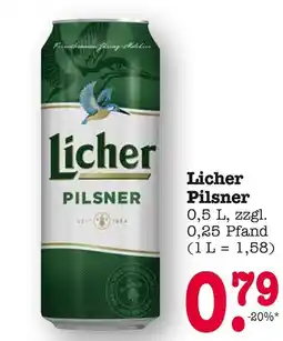 E-Center Licher pilsner Angebot