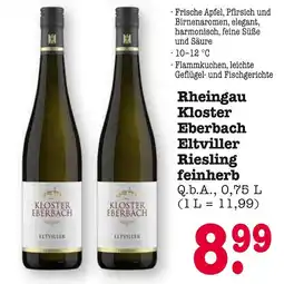 E-Center Kloster eberbach rheingau kloster eberbach eltviller riesling feinherb Angebot