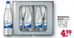 E-Center Elisabethen quelle mineralwasser Angebot