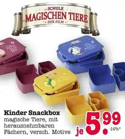 E-Center Kinder snackbox Angebot