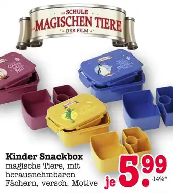 E-Center Kinder snackbox Angebot